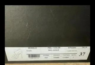 Sandalias Lodi fiesta negras y doradas Negociable