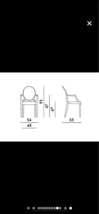 Kartell Sedie Trasparenti (Set di 6)