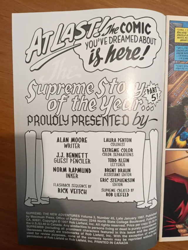 Supreme The New Adventures #45 (1996)