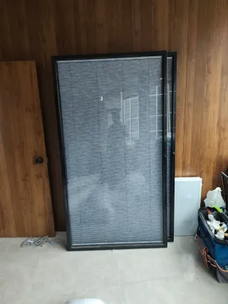 Mampara de oficina con ventanas