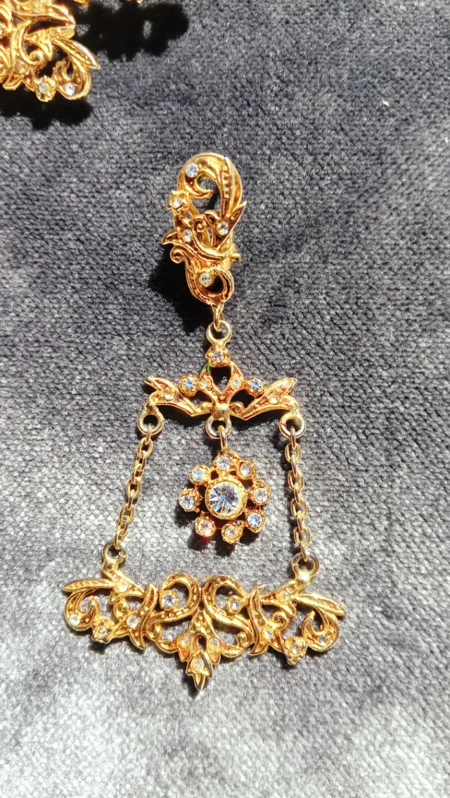 Aderezo Fallera, Huertana, Danza, color Oro viejo