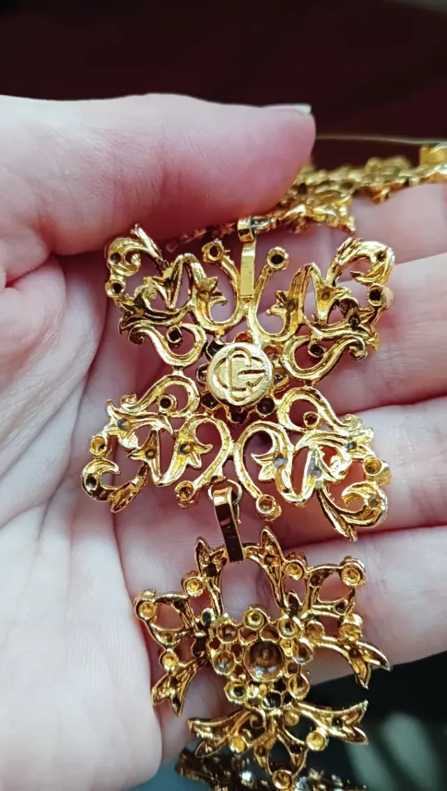 Aderezo Fallera, Huertana, Danza, color Oro viejo