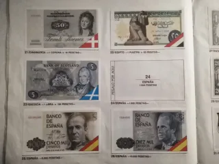 Álbum Mundi Billetes Cromos Países Mundo