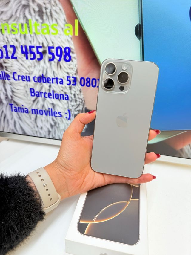 iPhone 16 Pro Max 512GB Natural semi nuevo