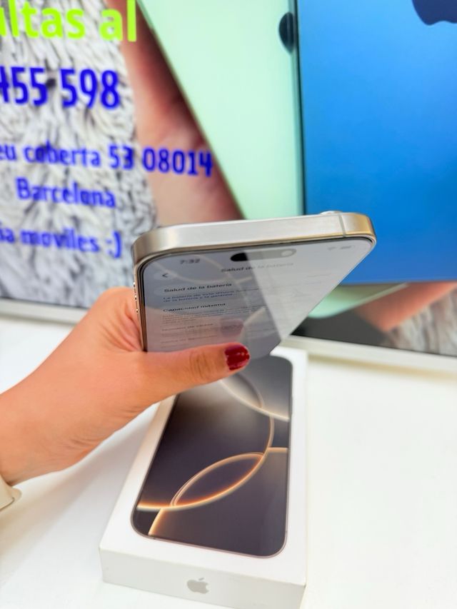 iPhone 16 Pro Max 512GB Natural semi nuevo