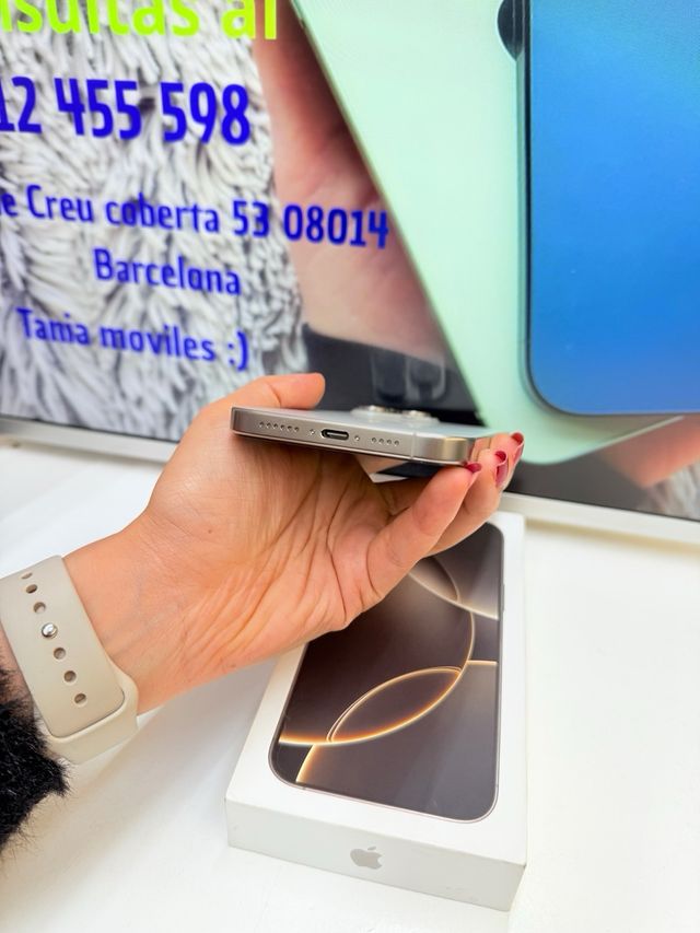 iPhone 16 Pro Max 512GB Natural semi nuevo