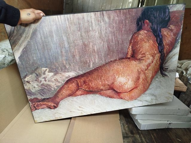 Cuadro Lienzo Mujer Desnuda