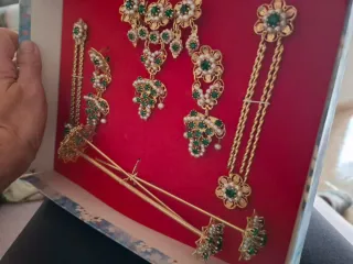 Aderezo fallero oro y verde