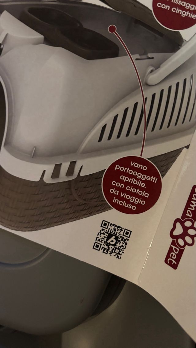 Transportín Maxy Tour 59x38x37cm BAMA. NUEVO