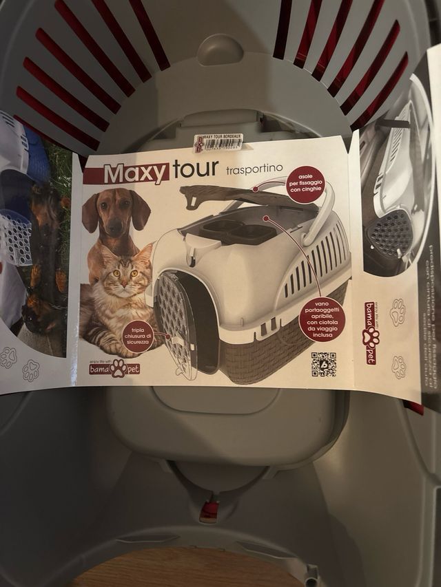 Transportín Maxy Tour 59x38x37cm BAMA. NUEVO