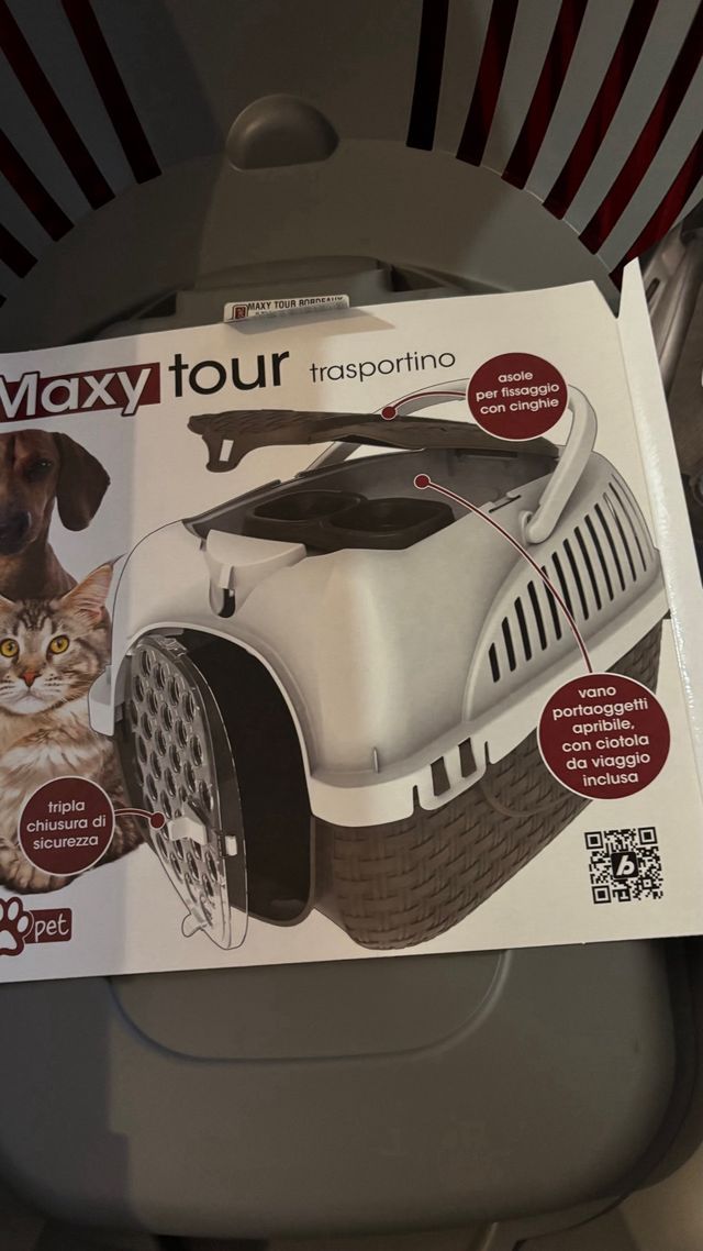 Transportín Maxy Tour 59x38x37cm BAMA. NUEVO