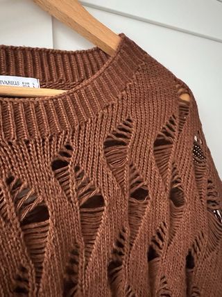 Jersey Pull&Bear marrón talla L