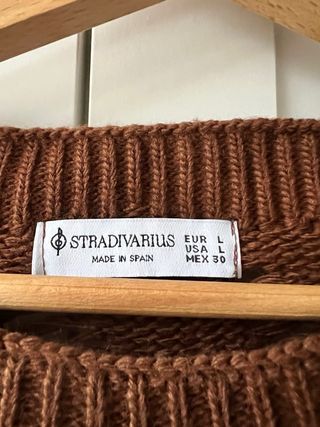 Jersey Pull&Bear marrón talla L