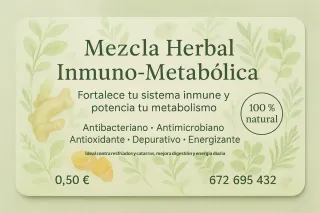 Mezcla herbal inmuno-metabolica