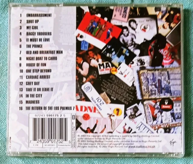 Madness Remastered cd