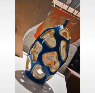 Paralume in ceramica lavorato a mano Capri