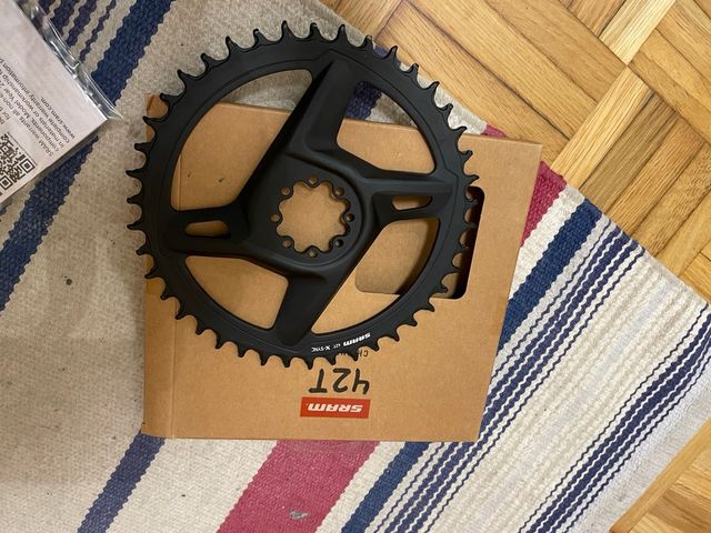 Piastra SRAM X-Sync 2 Direct Mount 42T Nero