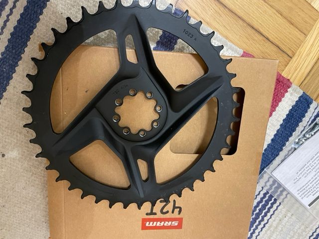 Piastra SRAM X-Sync 2 Direct Mount 42T Nero