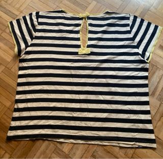 Camiseta Verano Mujer Rayas Flores