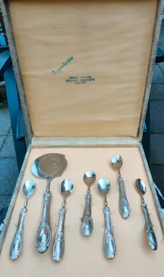 Set Postre Italiano Vintage