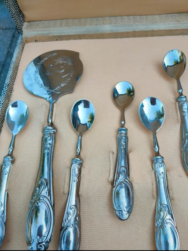 Set Postre Italiano Vintage