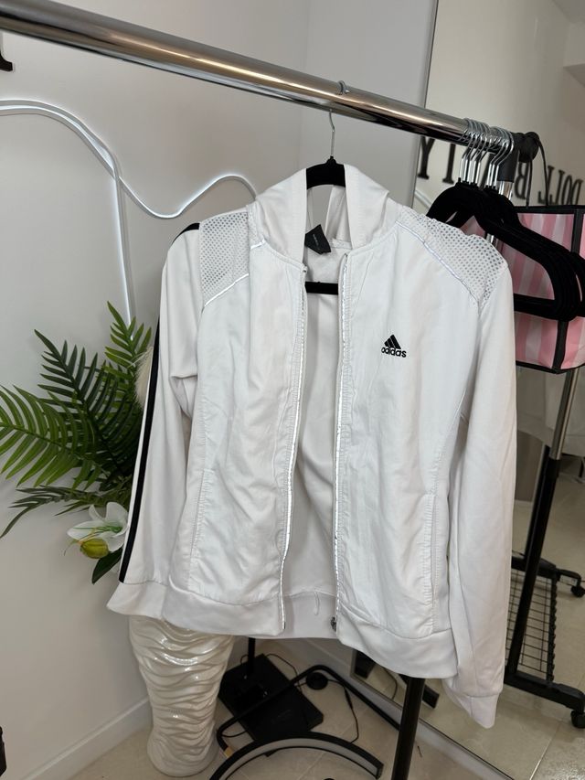 Chaqueta Adidas Blanca Mujer