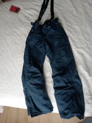 Pantalón de esquí mujer con tirantes