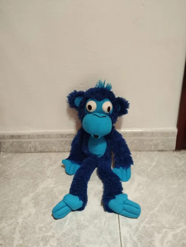 Peluche Mono Azul