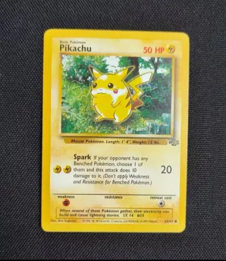 Pokemon Pikachu 60/64 Jungle Inglese 1999