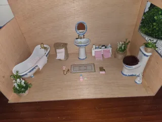 Bagno completo per case delle bambole