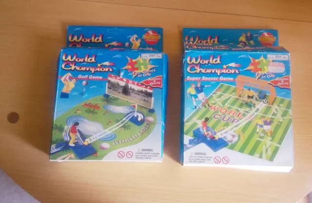 Pack 2 Juegos World Champion Golf y Fútbol