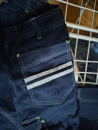 Pantalones de trabajo negros/azules