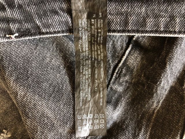 Jeans Zara Uomo Nero Ripped