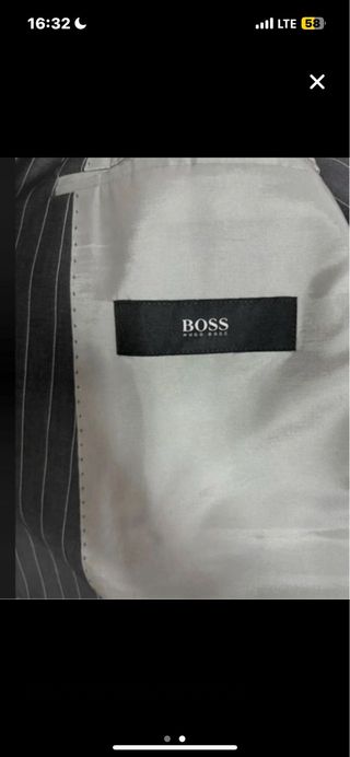 Chaqueta traje Hugo Boss gris