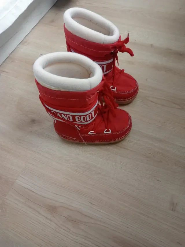 Botas Moon Boot niño/niña rojas talla 29 al 31