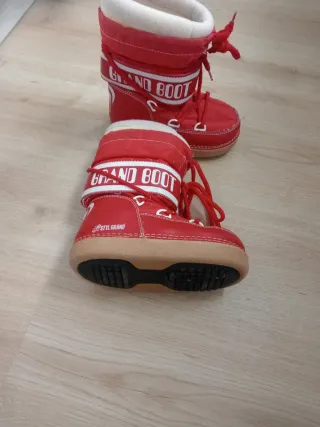 Botas Moon Boot niño/niña rojas talla 29 al 31