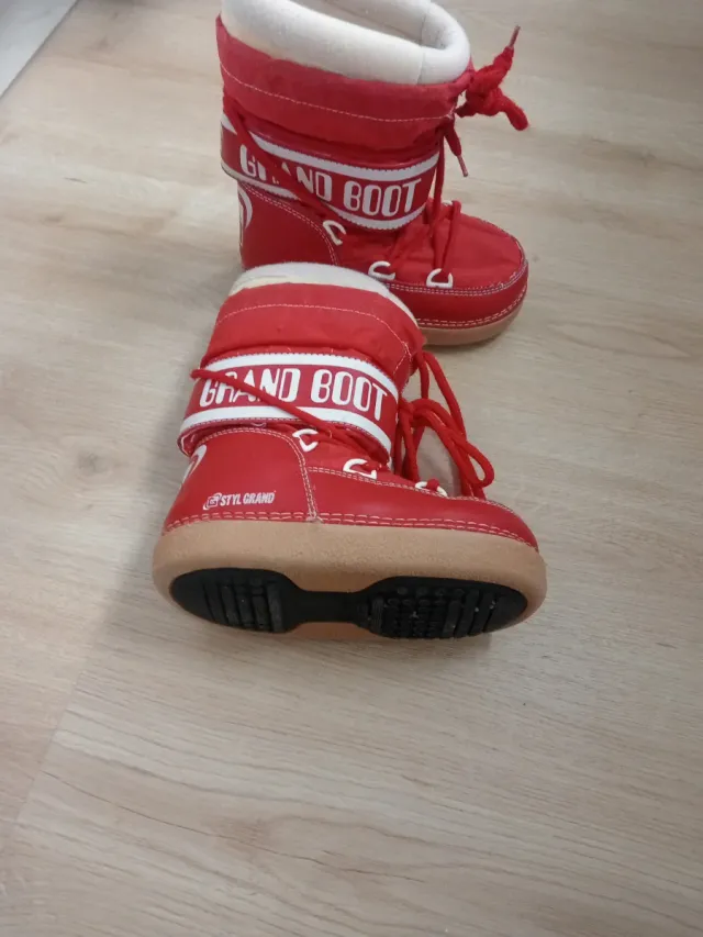 Botas Moon Boot niño/niña rojas talla 29 al 31