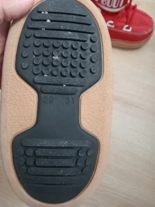 Botas Moon Boot niño/niña rojas talla 29 al 31