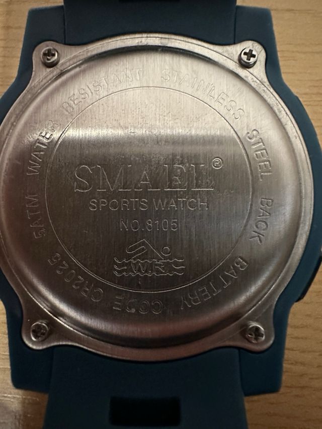 Reloj SMAEL 50m Resistencia Agua Azul