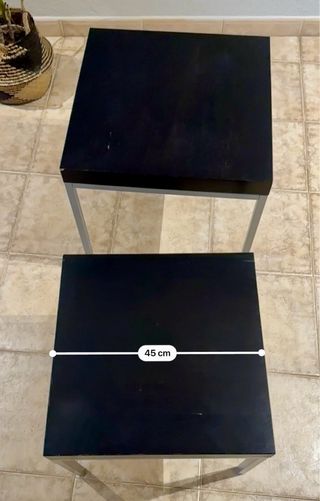 Juego 3 mesas auxiliares encajables IKEA