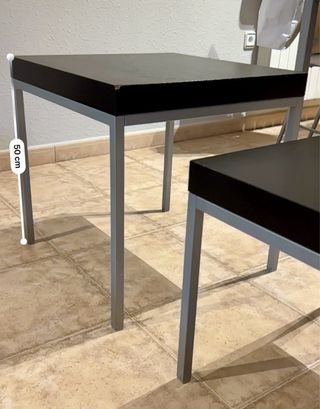 Juego 3 mesas auxiliares encajables IKEA