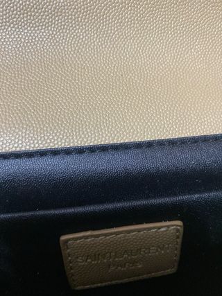 Borsetta Saint Laurent Beige Oro