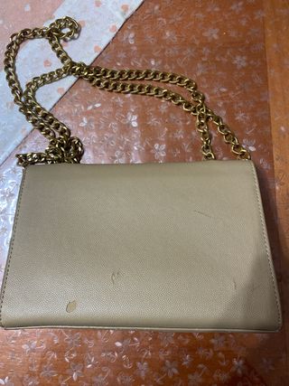 Borsetta Saint Laurent Beige Oro