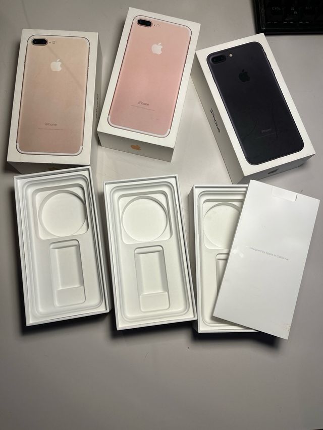 Lote de caixas originais para iPhone 7 Plus