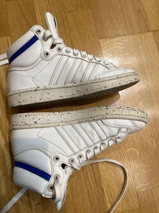 Adidas Americana Hi Clean Basics Blancas y Azules