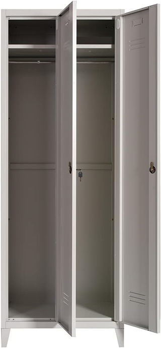 Armadio da Spogliatoio in Metallo con Chiusura a C