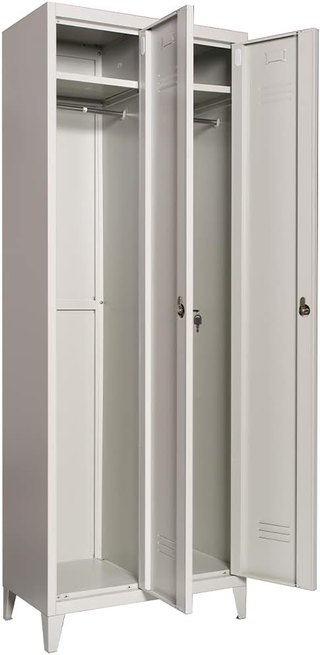 Armadio da Spogliatoio in Metallo con Chiusura a C