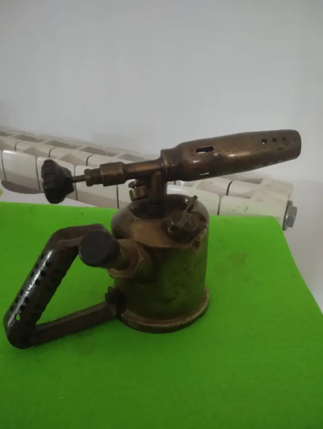 Soplete Soldar Latón Francés Vintage