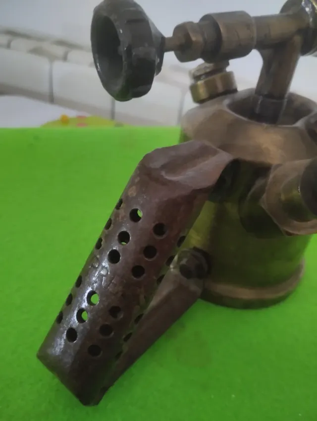 Soplete Soldar Latón Francés Vintage