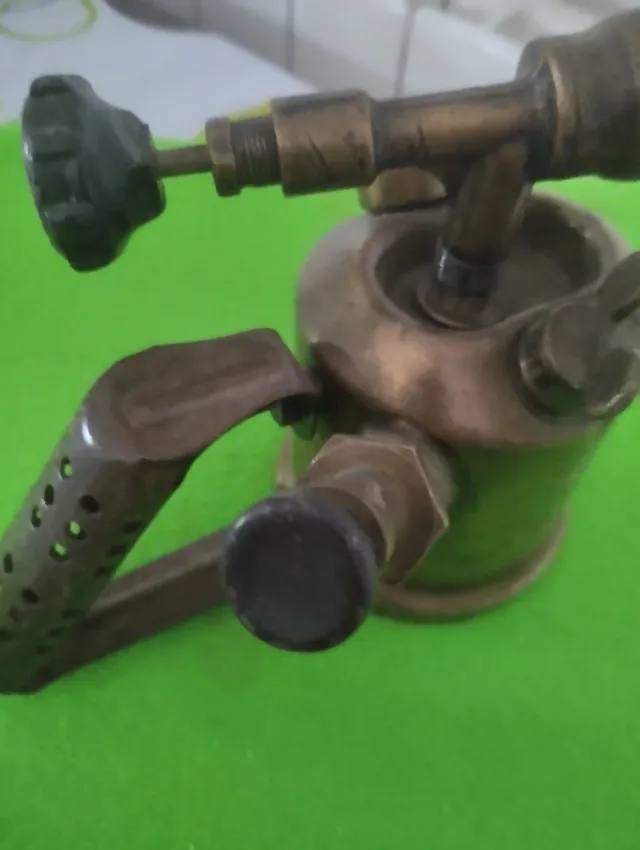 Soplete Soldar Latón Francés Vintage